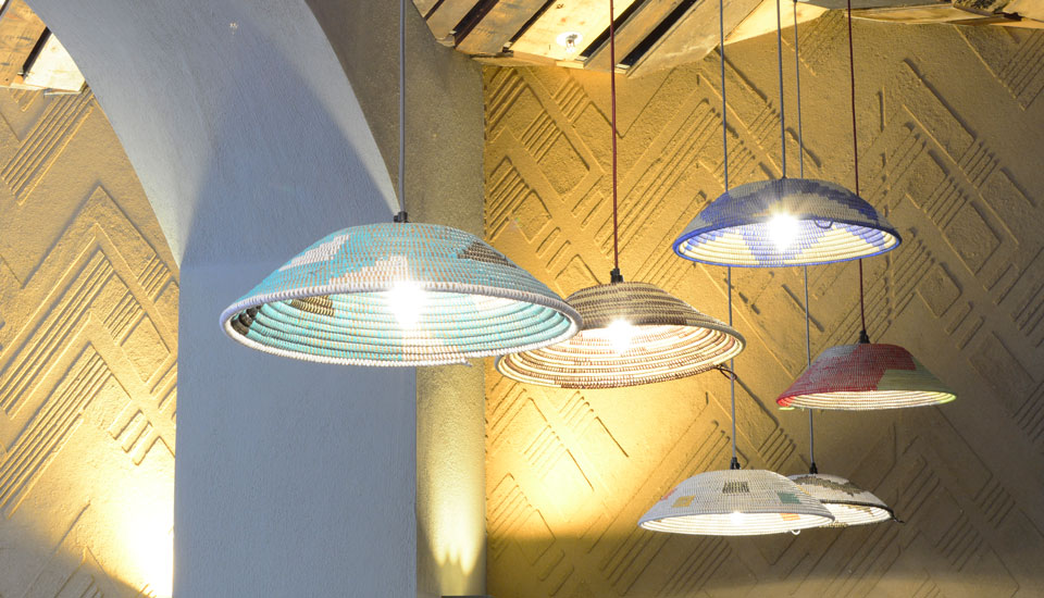 Anaglyptic clay finish. Nando's restaurant in Derry. Courtesy of Nando's and James Parsons, the photographer