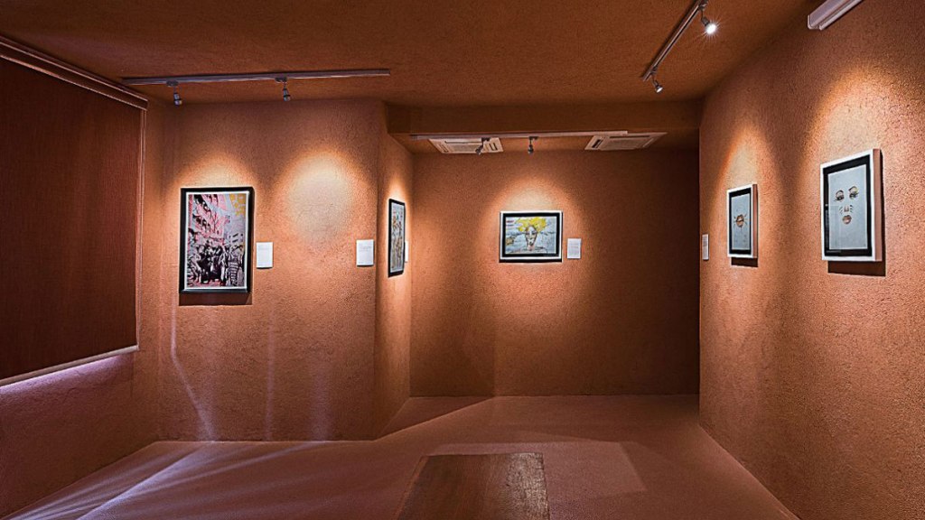 Clay walls by Guy Valentine at Studio of Mode in Lagos, Nigeria.