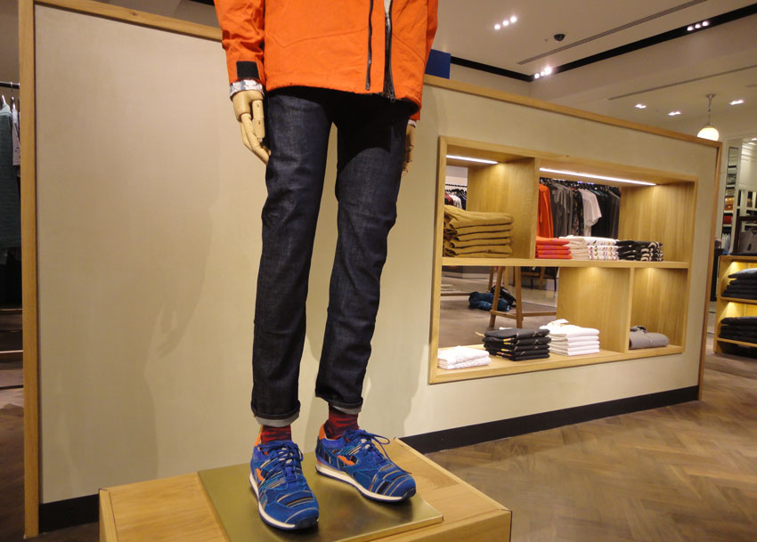 Smooth and polished clay finish, Paul Smith store in Manchester