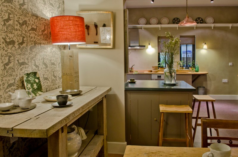 Image of Smooth clay top coat, Prince's Arts & Crafts House, Ideal Home Show 2012