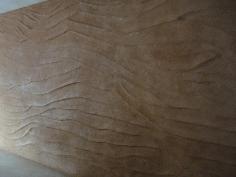 Undulated clay finish, Gokyuzu & Kervan Restaurant, London